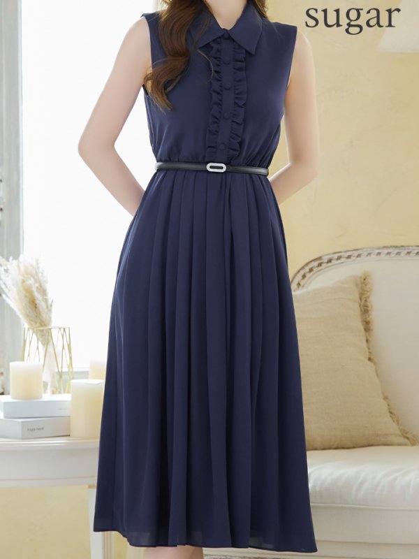 ネイビー モデル:ゆめ 身長:160cm:7号(Sサイズ)