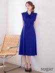 画像21: XS-Lサイズあり 【GINZA COUTURE/銀座クチュール】ネックリボン/ ノースリーブ/ ミモレ丈/ フレア/ Aライン/ ワンピース/ ミディアムドレス/ キャバドレス[OF2] (21)