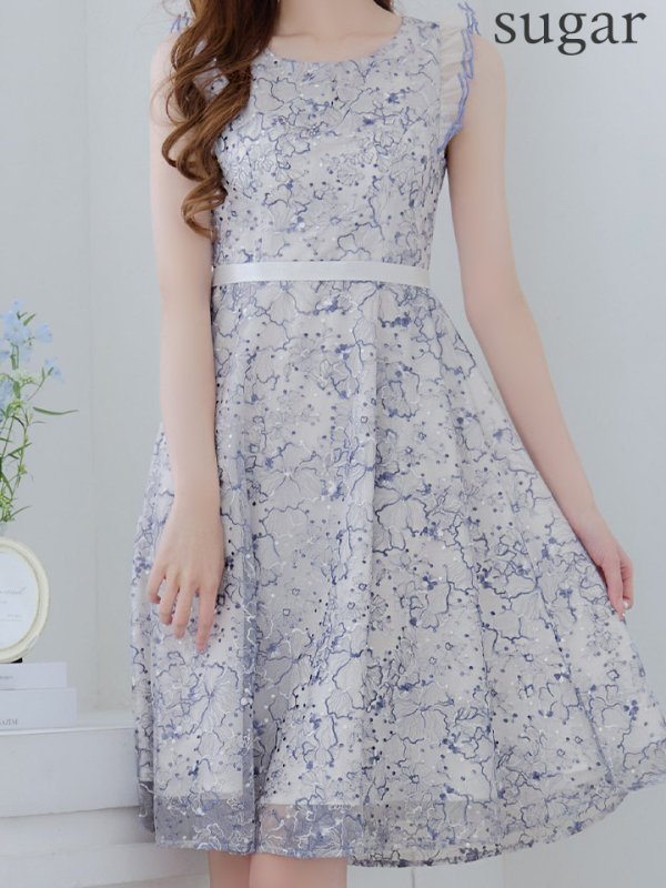 ブルー モデル:あすか 身長:170cm 着用サイズ:5号(XSサイズ)