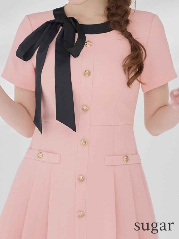 ピンク モデル：ゆめ　身長：160cm　着用サイズ：7号(Sサイズ)