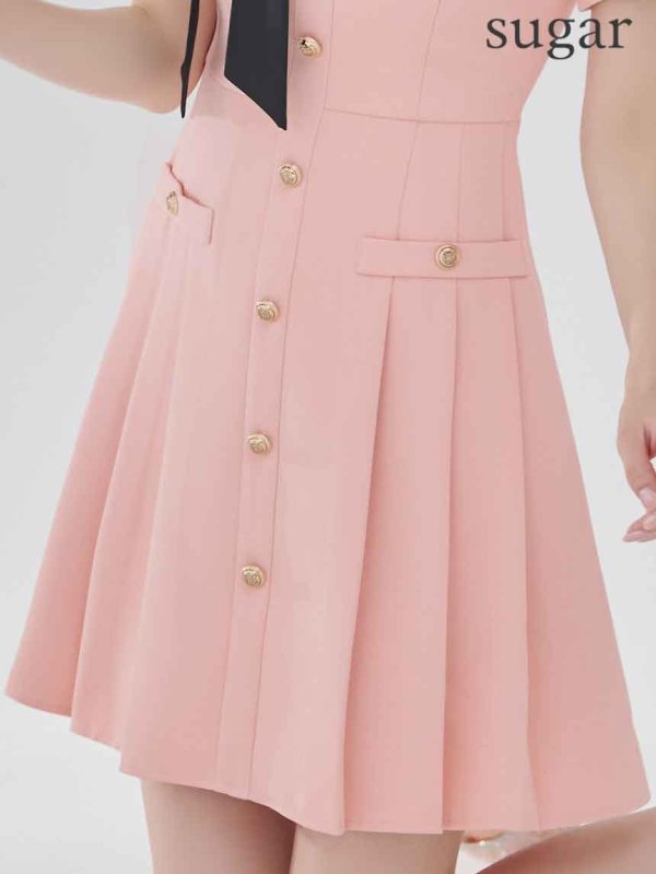 ピンク モデル：ゆめ　身長：160cm　着用サイズ：7号(Sサイズ)