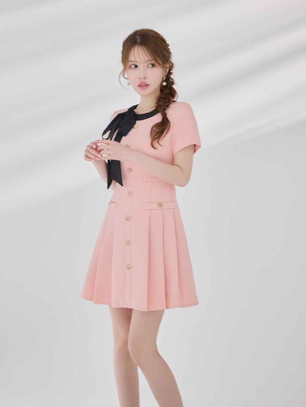 ピンク モデル：ゆめ　身長：160cm　着用サイズ：7号(Sサイズ)