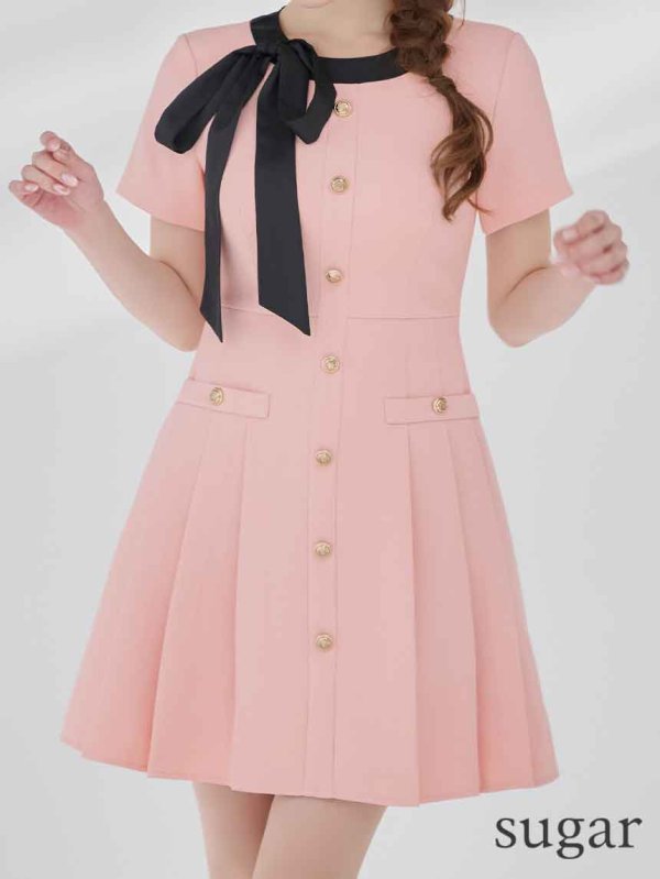 ピンク モデル：ゆめ　身長：160cm　着用サイズ：7号(Sサイズ)