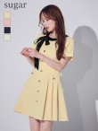 イエロー モデル：ゆめ　身長：160cm　着用サイズ：7号(Sサイズ)
