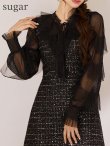 ブラック モデル：ももか　身長：156cm　着用サイズ：Sサイズ