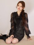 ブラック モデル：ももか　身長：156cm　着用サイズ：Sサイズ