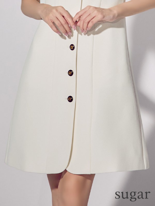 アイボリー モデル：まおちゃる　身長：158cm　着用サイズ：5号(XSサイズ)