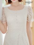 ホワイト モデル：明日花キララ　身長：162cm　着用サイズ：Sサイズ