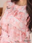 ピンク　モデル：真優川咲　身長：158cm 着用サイズ：7号(Sサイズ)