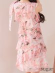 ピンク　モデル：真優川咲　身長：158cm 着用サイズ：7号(Sサイズ)