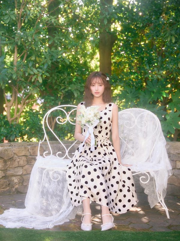 ベージュ　モデル：きほ　身長：169cm　着用サイズ：Sサイズ