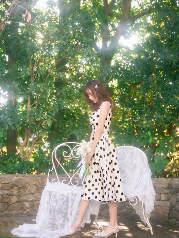 ベージュ　モデル：きほ　身長：169cm　着用サイズ：Sサイズ