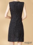 ブラック モデル：まりん　身長：164cm　着用サイズ：7号(Sサイズ)