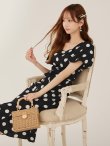 ブラックxアイボリー　モデル：あすか　身長：170cm　着用サイズ：7号(Sサイズ)