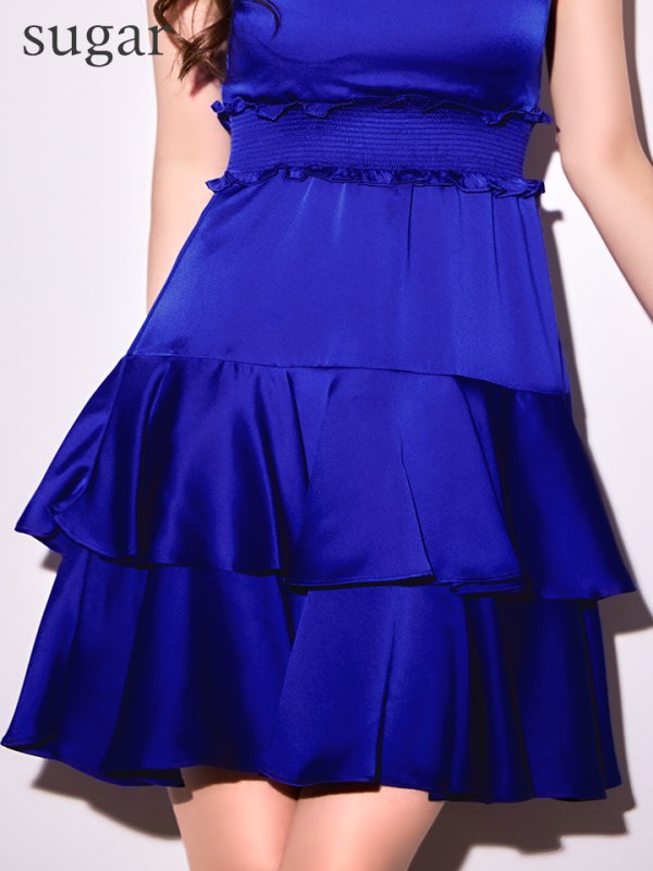 ロイヤルブルー モデル:ゆめ 身長:160cm 着用サイズ:7号(Sサイズ)