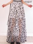 ホワイトxブラック  モデル:ゆめ 身長:160cm 着用サイズ:/7号(Sサイズ)