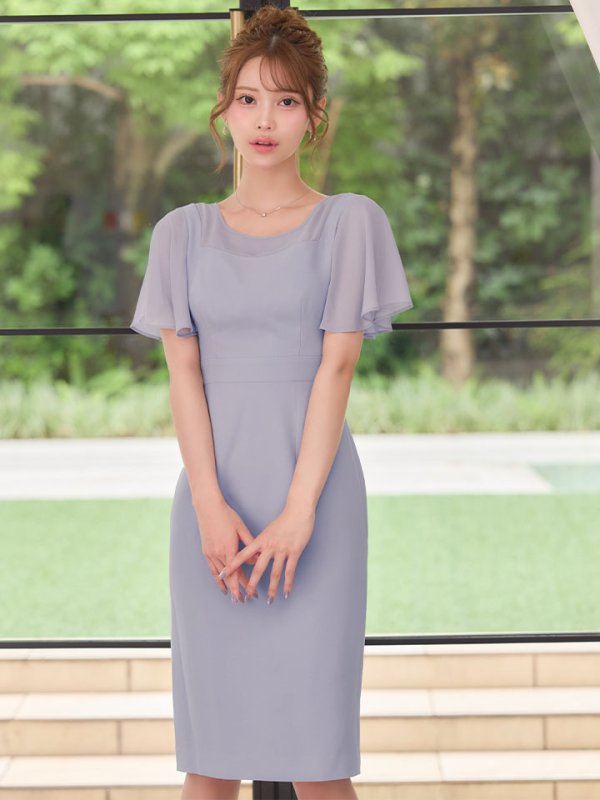 グレー　モデル：るりぴ　身長：165cm　着用サイズ：Sサイズ