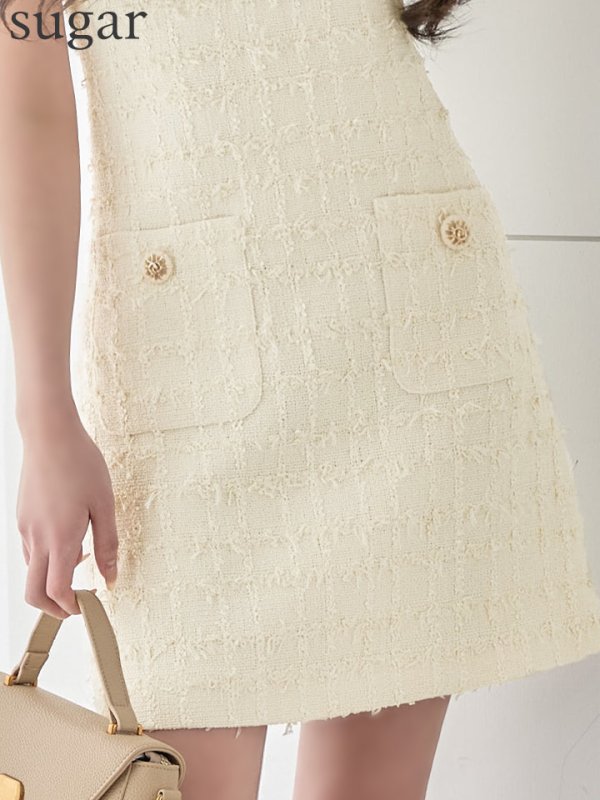 アイボリー モデル：せいは　身長：161cm　着用サイズ：7号(Sサイズ)