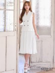 ホワイト　モデル：るりぴ　身長：165cm　着用サイズ：7号(Sサイズ)