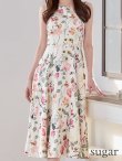 ピンクxグリーン　モデル：羽澄まり　身長：158cm　着用サイズ：7号(Sサイズ)