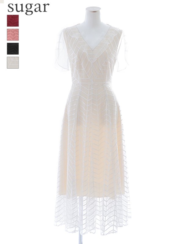 画像30: XS-Lサイズあり 【GINZA COUTURE/銀座クチュール】シースルー/ ワンカラー/ 半袖/ マキシ丈/ワンピース/ミニドレス/ キャバドレス[OF2] (30)