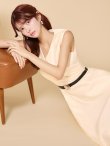 アイボリー モデル：まりん　身長：164cm　着用サイズ：7号(Sサイズ)