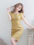 画像5: 【GINZA COUTURE/銀座クチュール】総レース/ ノースリーブ/ ミディアム丈/ タイト/ ミニドレス/ キャバドレス[OF2] (5)