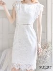 画像44: 【GINZA COUTURE/銀座クチュール】総レース/ ノースリーブ/ ミディアム丈/ タイト/ ワンピースドレス/ キャバドレス[OF2] (44)