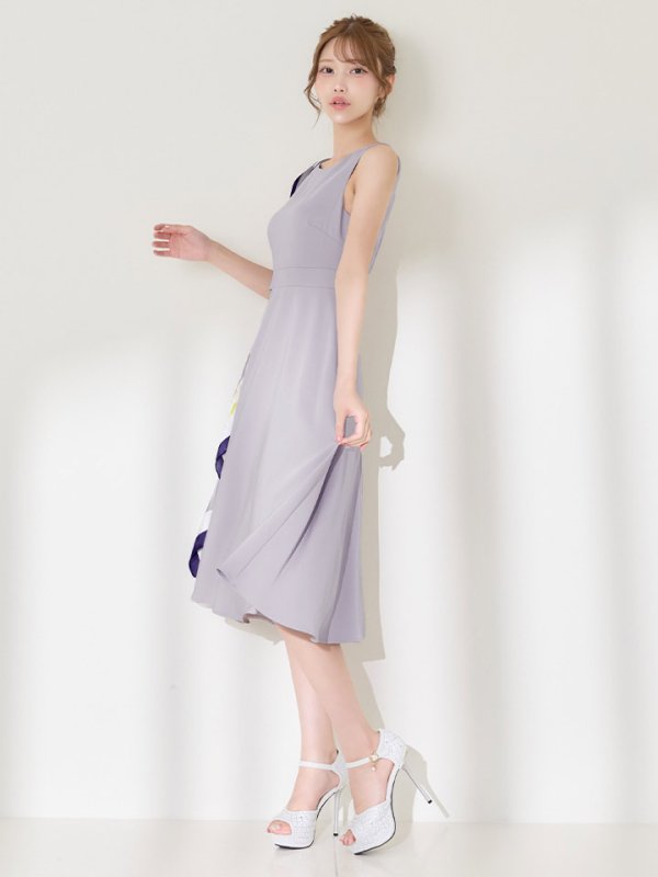 パープル　モデル：るりぴ　身長：165cm　着用サイズ：Sサイズ