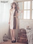 画像16: 【GINZA COUTURE/銀座クチュール】タック/ ノースリーブ/ ワンピース/ タイト/ ミディアムドレス/ ミニドレス/ キャバドレス[OF2] (16)