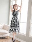 画像3: 【GINZA COUTURE/銀座クチュール】ケミカルレース/ ノースリーブ/ ミディアム丈/ タイト/ ミニドレス/ キャバドレス[OF2] (3)