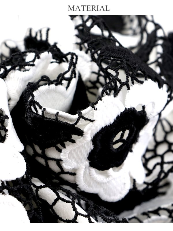 画像17: 【GINZA COUTURE/銀座クチュール】ケミカルレース/ ノースリーブ/ ミディアム丈/ タイト/ ミニドレス/ キャバドレス[OF2] (17)