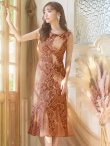 画像15: 【GINZA COUTURE/銀座クチュール】マーメイド /フラワーレース/ 膝丈/ ミディアム/ マキシ丈/ワンピース/ キャバドレス[OF2] (15)