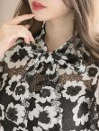 画像3: 【XS〜Lサイズあり】 【GINZA COUTURE/銀座クチュール】フラワー刺繍/ リボンネック/ワンピース/ミモレ丈/ミニドレス/ キャバドレス[OF2] (3)