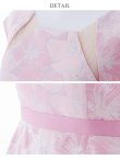 画像4: XS-Lサイズあり 【GINZA COUTURE/銀座クチュール】フラワー刺繍/ ボートネック/ ノースリーブ/ Aライン/ テールカット/ ミモレ丈/ ワンピース/ ミディアムドレス/ キャバドレス[OF2] (4)