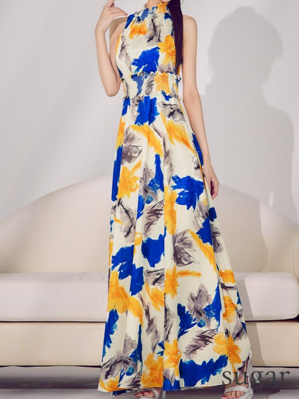 ホワイト×イエロー　モデル：まおちゃる　身長：158cm　着用サイズ：7号(Sサイズ)