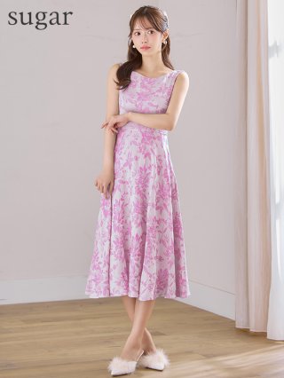 Glossyキャバドレス【新品未使用】スモーキーピンク ミニワンピース　Sサイズ ロングドレス：ピンク(桃)｜キャバドレス・ミニドレス通販はsugar