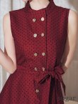 ワインレッド モデル：ゆめ　身長：160cm　着用サイズ：7号(Sサイズ)