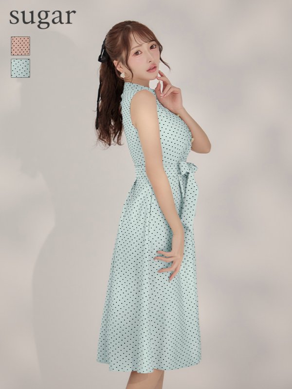 グリーン モデル：りな　身長：160cm 着用サイズ：7号(Sサイズ)