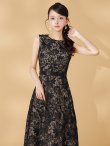 ブラック　モデル：まおちゃる　身長：158cm　着用サイズ：7号(Sサイズ)