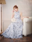 ホワイト×ブルー　モデル：ゆめ　身長：160cm　着用サイズ：Sサイズ