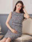 ブラック モデル：るな　身長：159cm　着用サイズ：7号(Sサイズ)