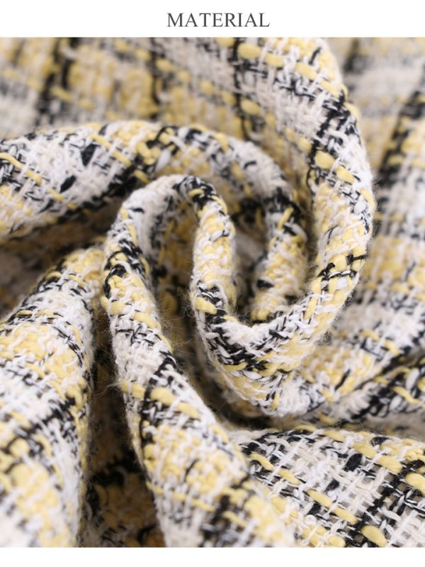 画像47: 【ERUKEI エルケイ】ツイード/ ノースリーブ/ タイト/ ワンピース/ ミニドレス/ キャバドレス[OF2] (47)