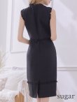 ブラック モデル：ほずみ　身長：157cm　着用サイズ：7号(Sサイズ)