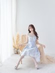 画像15: XS-Lサイズあり【ERUKEI エルケイ】花柄 /総レース / Aライン/ ミディアム丈/ 膝丈/ フレア/ワンピース / キャバドレス[OF2] (15)