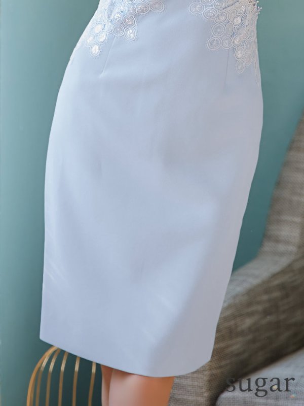 ブルー モデル:ゆめ 身長:160cm 着用サイズ:7号(Sサイズ)