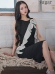 ブラックxグレー モデル：まおちゃる　身長：158cm　着用サイズ：7号(Sサイズ)