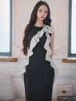 ブラックxグレー モデル：まおちゃる　身長：158cm　着用サイズ：7号(Sサイズ)