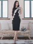 ブラックxグレー モデル：まおちゃる　身長：158cm　着用サイズ：7号(Sサイズ)