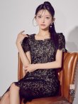ブラック　モデル：まおちゃる　身長：158cm　着用サイズ：7号(Sサイズ)